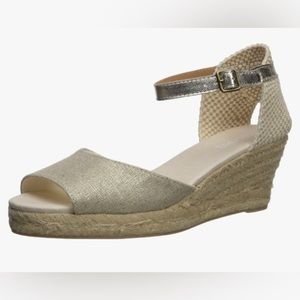 Soludos Womens Open-Toe Midwedge 70mm suze 8.5 🔥Final Price🔥